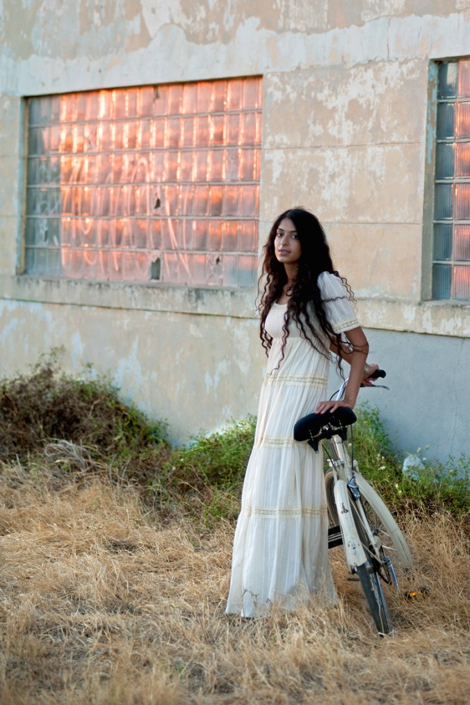 andrick femme et velo portrait
