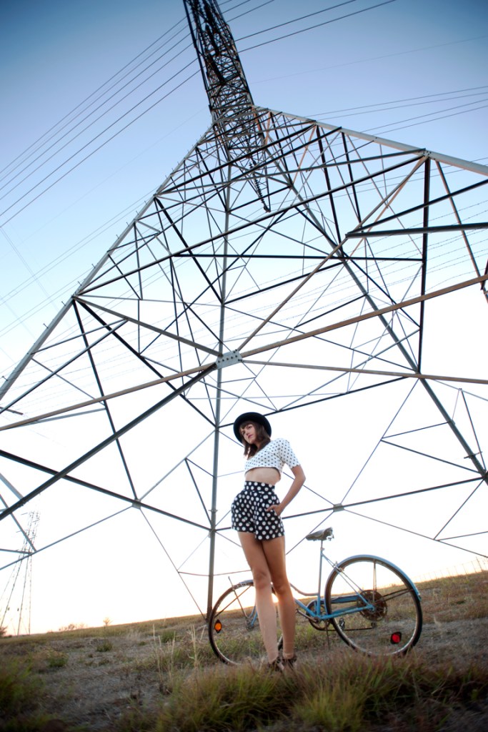 mike andrick portrait femme et velo virginia